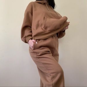 ‼️SOLD‼️ Sweater and sweatpants brown sweat set
